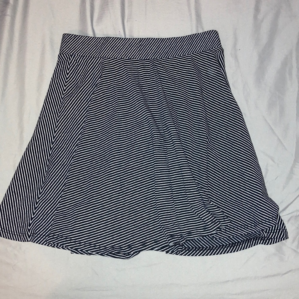 Stripped Mini Skirt